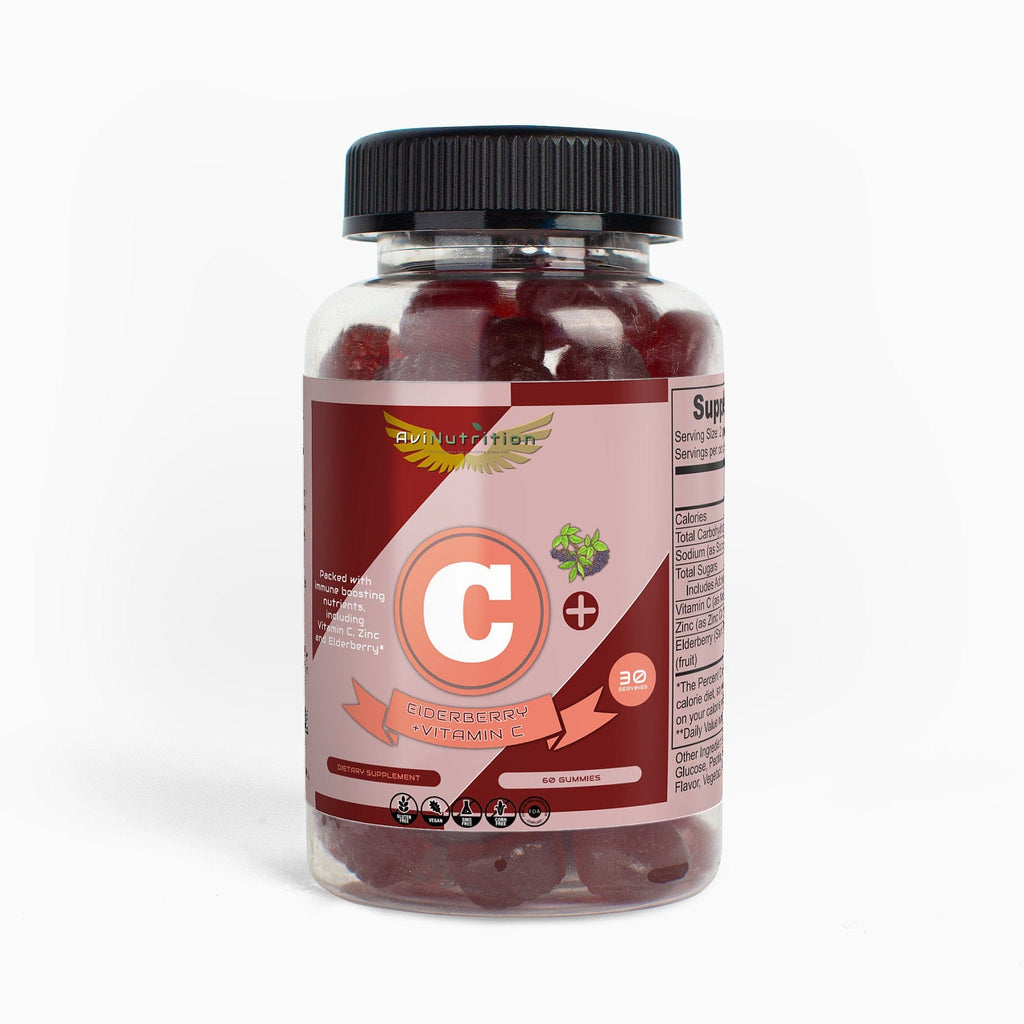 AviNutrition Hyldebær Plus Vitamin C Gummies