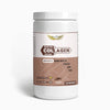Pullo AviNutrition ruoholla syötettyä kollageenipeptidijauhetta (suklaa)