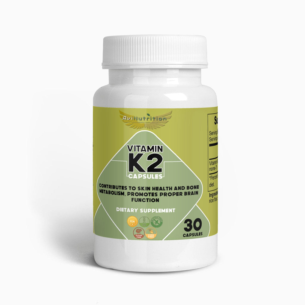 بطری ویتامین K2 AviNutrition